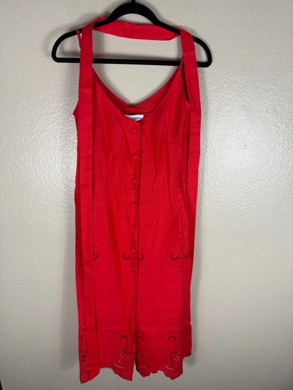Evi Grintela Esther Red Midi Dress - Picture 4 of 9